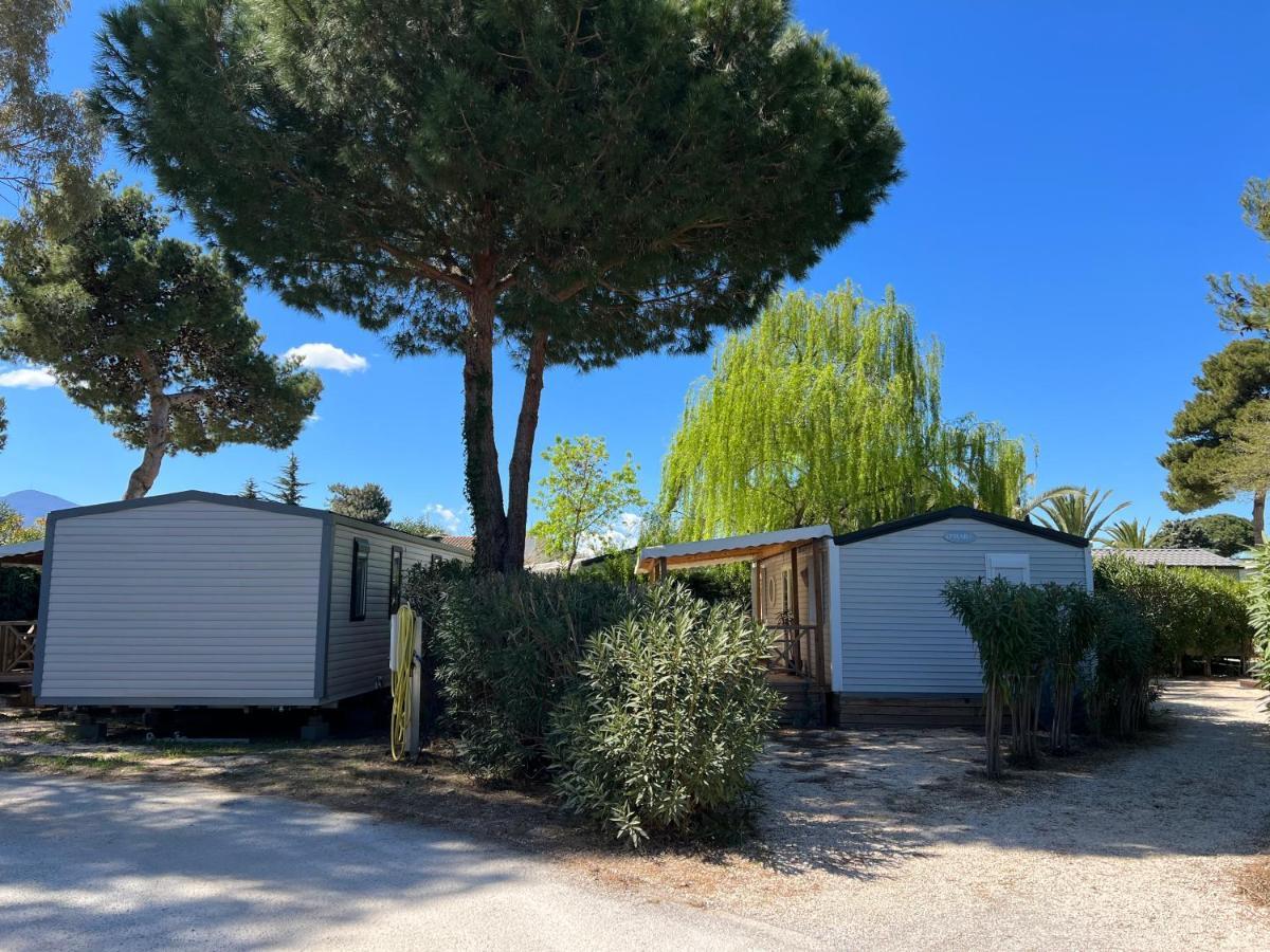 Camping Del Mar 10, Mobil Home Petit Paradis, 6 Personnes, Bord De Mer, Camping Del Mar Village Аржеле-сюр-Мер Екстер'єр фото
