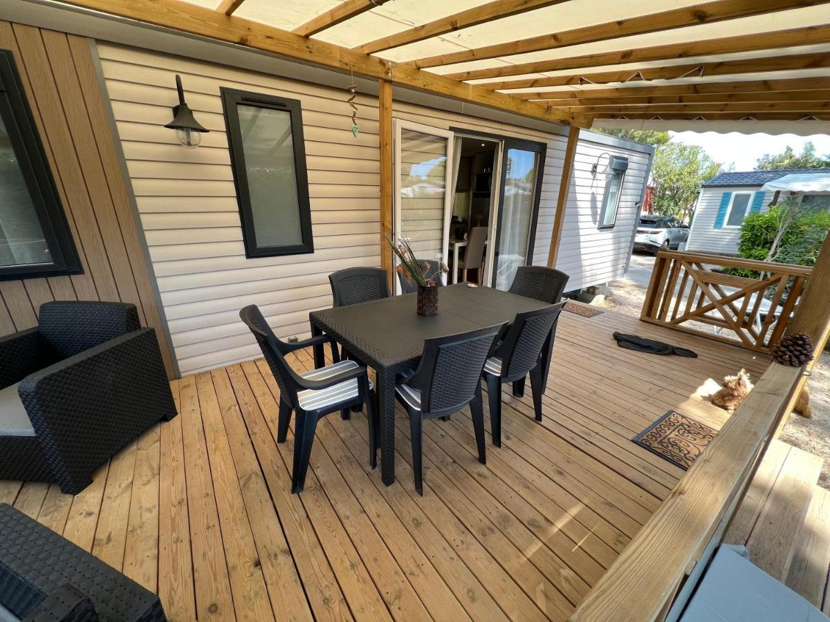 Camping Del Mar 10, Mobil Home Petit Paradis, 6 Personnes, Bord De Mer, Camping Del Mar Village Аржеле-сюр-Мер Екстер'єр фото